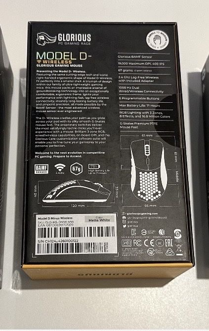 Mouse Wireless gaming Glorious