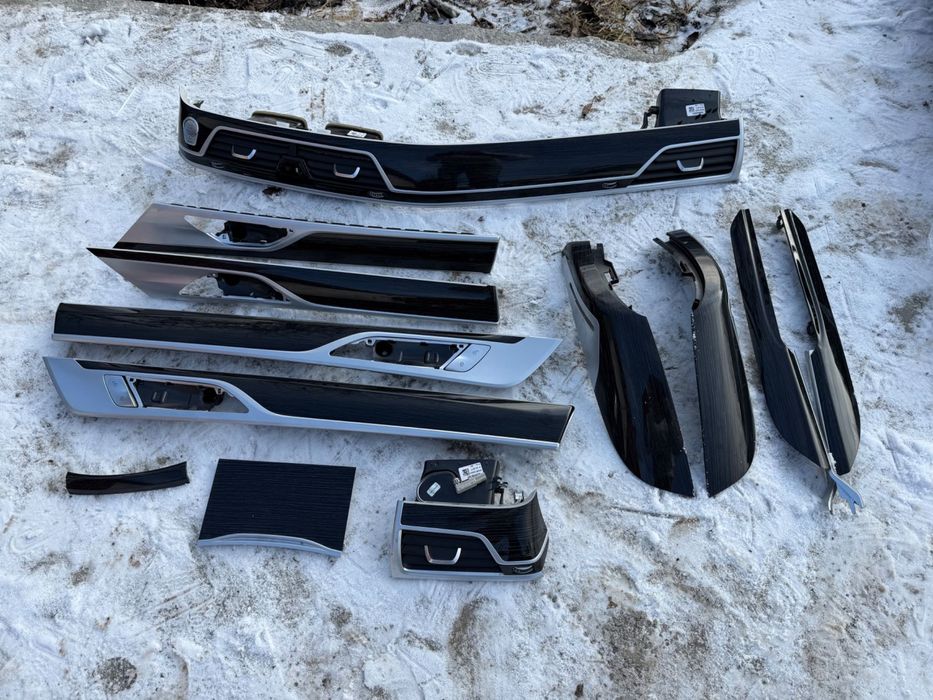 Set ornamente lemn interior Bmw 7 Series G11 G12