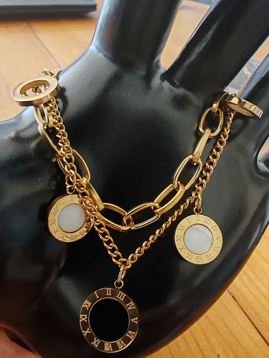 Дамска гривна позлатена