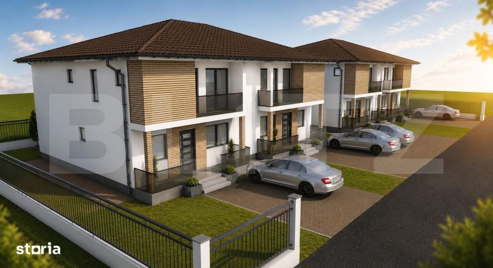 Casa tip duplex cu 4 dormitoare si 250 mp teren, zona Dedeman, Bistrit
