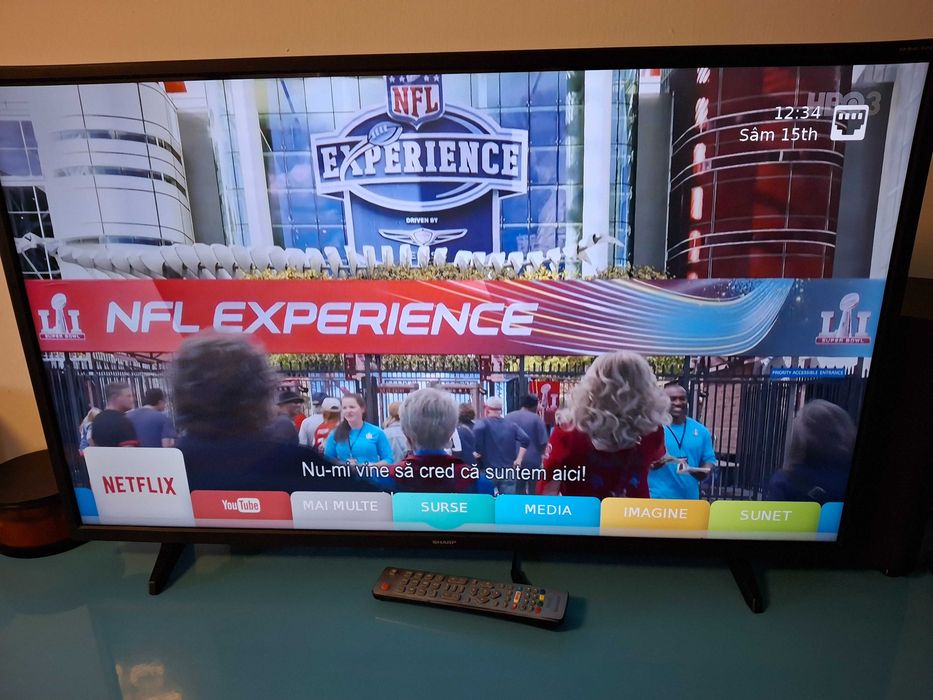 SmartTV Led 4K UHD SHARP, Sunet Dolby Harman Kardon, 40' (102cm)