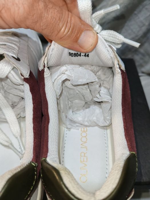 Стилни мъжки сникърси от естествена кожа Oliver Jacob №44