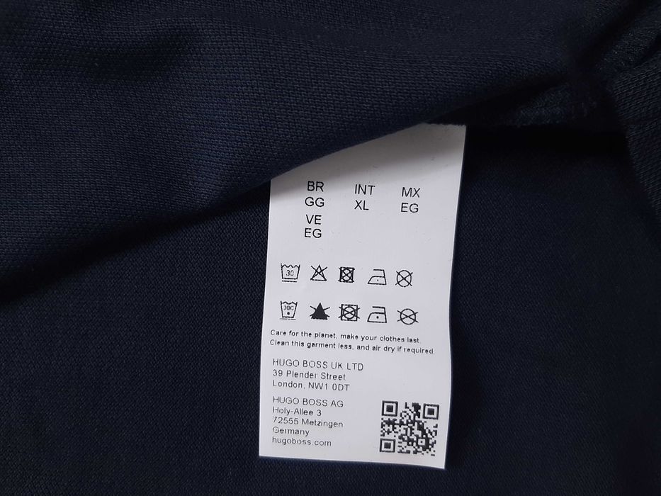 Hugo Boss Parloy190 - Оригинална мъжка тениска с яка размер XL