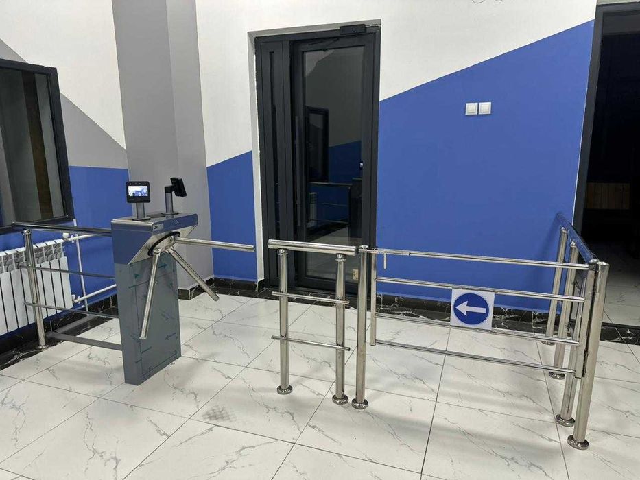 Турникет Биометрия Скуд установка шлагбаум учета рабочего времени