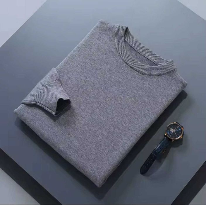 Мъжка тъмносива вълнена фанела