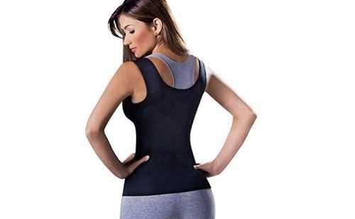 Tricou vesta din neopren pentru slabire intensa.