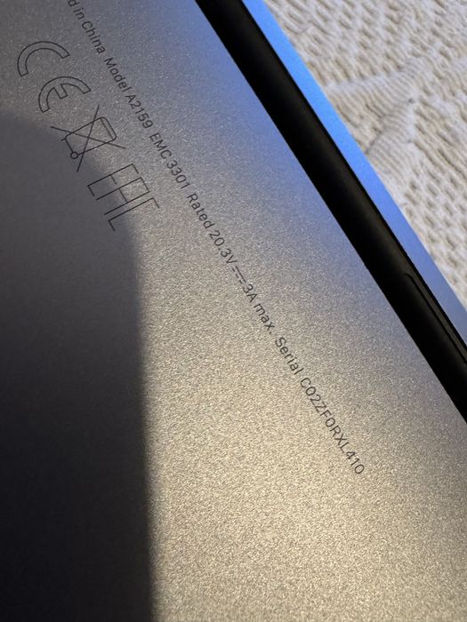 Macbook pro A2159 din 2019