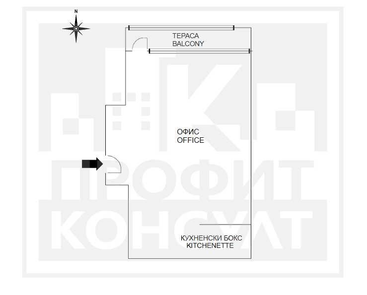 Дава се под наем Офис в Велико Търново, Център - 51 кв.м за 548.25 € - Снимка #11