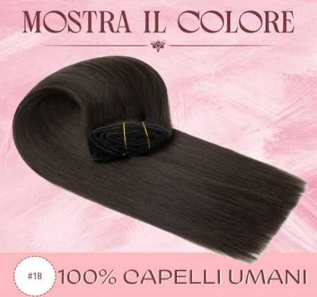 Doupor естествени екстеншъни за коса с щипки, 100% естествена коса