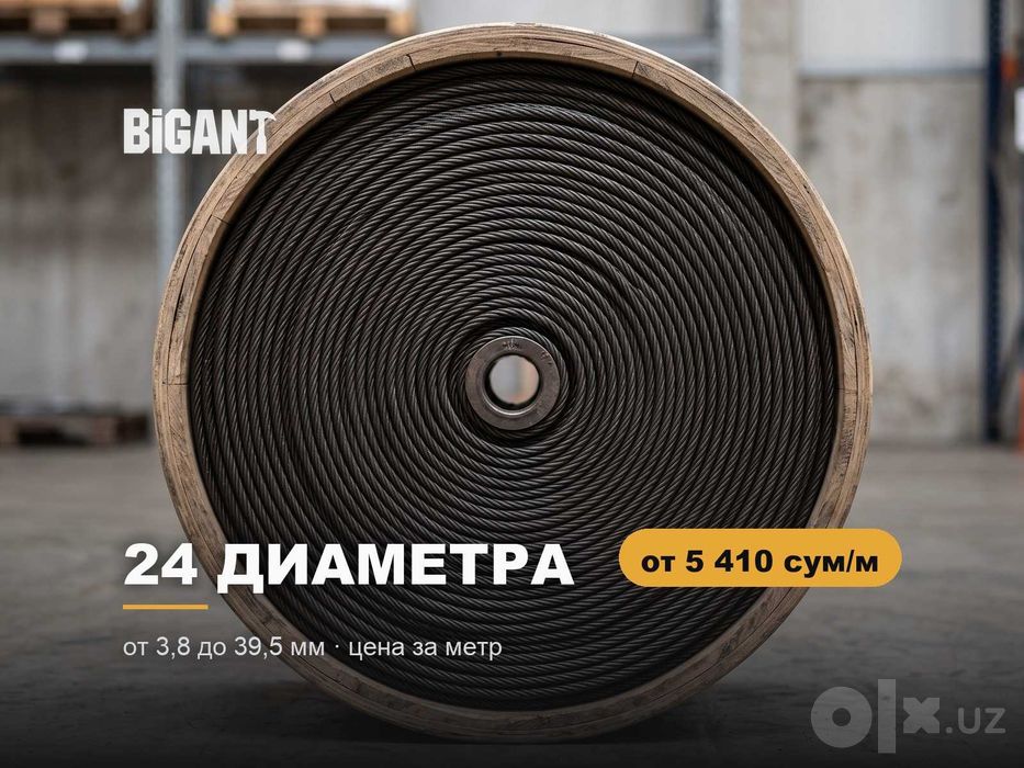 Стальной трос — цена за метр по каждому диаметру, ГОСТ 2688-80