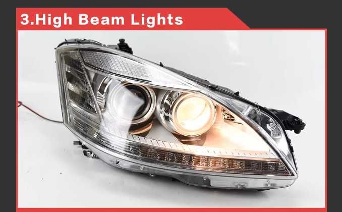 LED Фарове за Mercedes W221 S-class Facelift, LED Диодни фарове