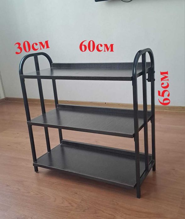 Стол, табуретки, полка для обуви,