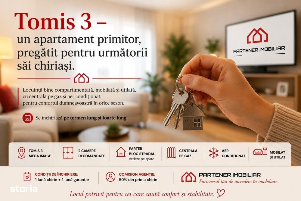 Tomis 3 – un apartament primitor, pregatit pentru urmatorii sai chir