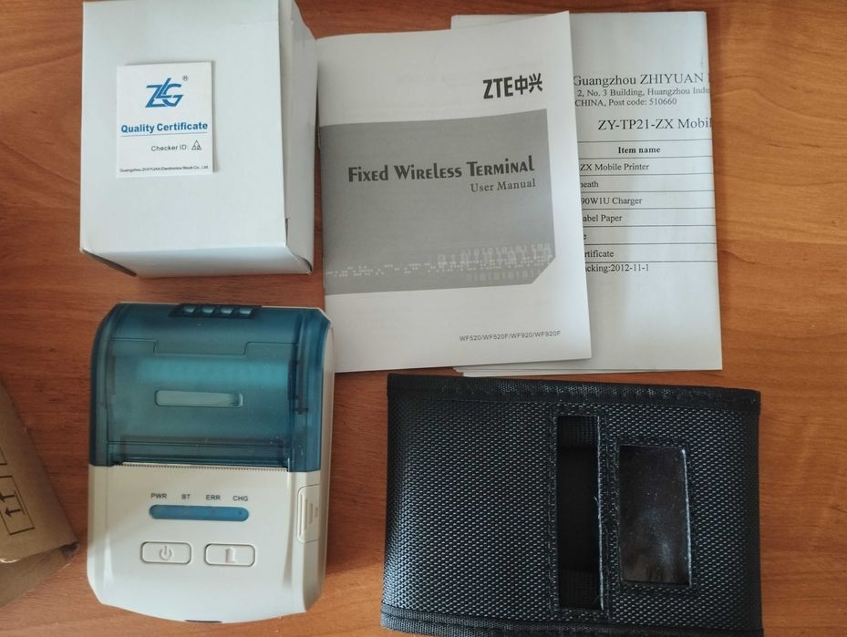 Мобильный принтер Mobile Printer ZY-TP21-ZX