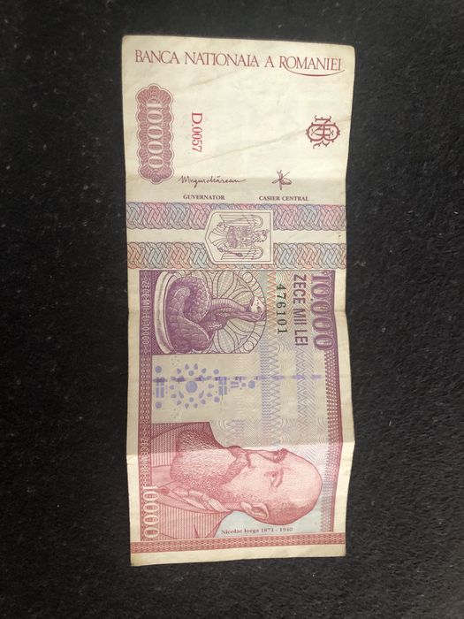 Vand , bancnota 10.000 zece mii lei românești vechi pret 250 RON