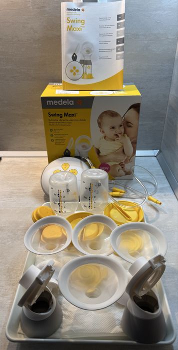 Medela Електрическа двойна двуфазна помпа за кърма Swing Maxi Flex