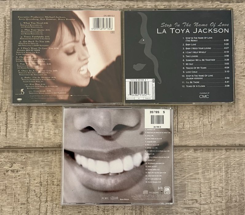 Pachet 15 cd-uri Michael Jackson/Rebbie Jackson/La Toya Jackson/Janet