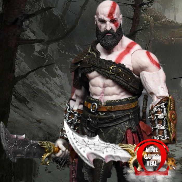 Екшън фигура God of War Kratos & Atreus