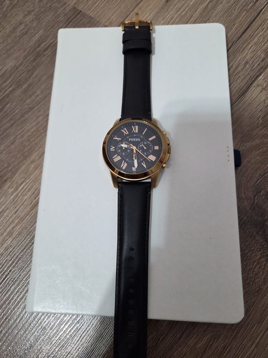 Ceas barbatesc Fossil FS4835 Grant Chrongraph Leather Watch