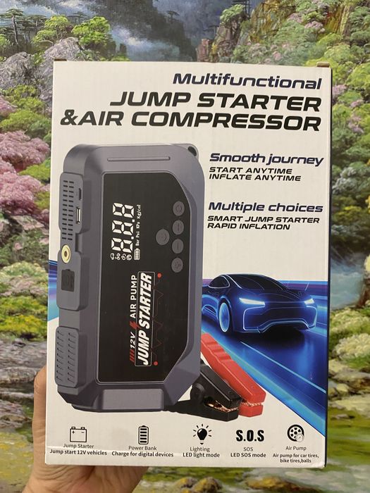Avto starter + kompressor 2 xil model bor