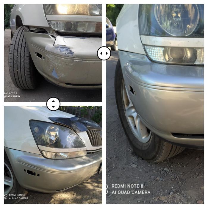 Кузовные работы реставрация бампера