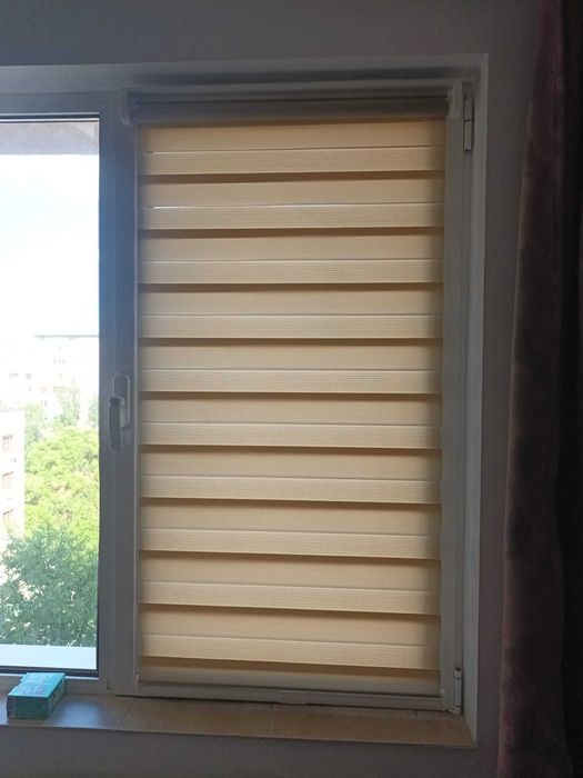 Jaluzele/Rulouri/Rolete fără fir Noapte / ZI, Sun Collection. Culoare Latte, 75 x 160 cm