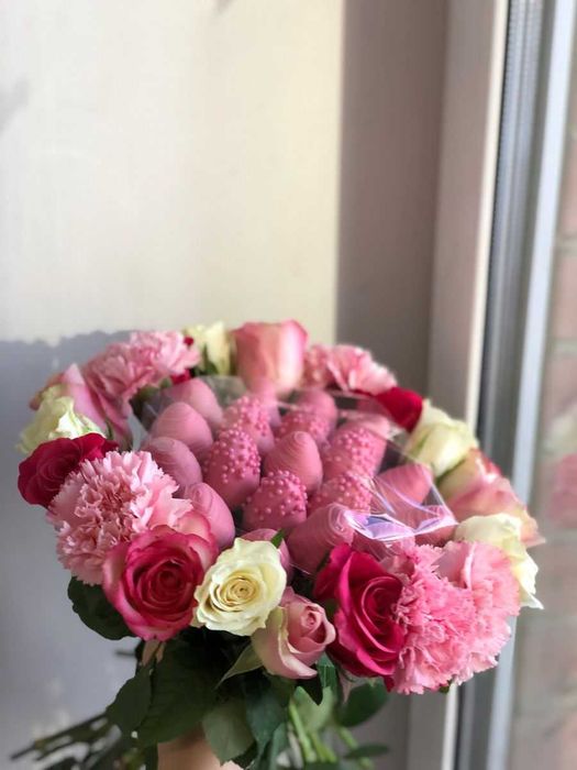 Букет клубники в шоколаде