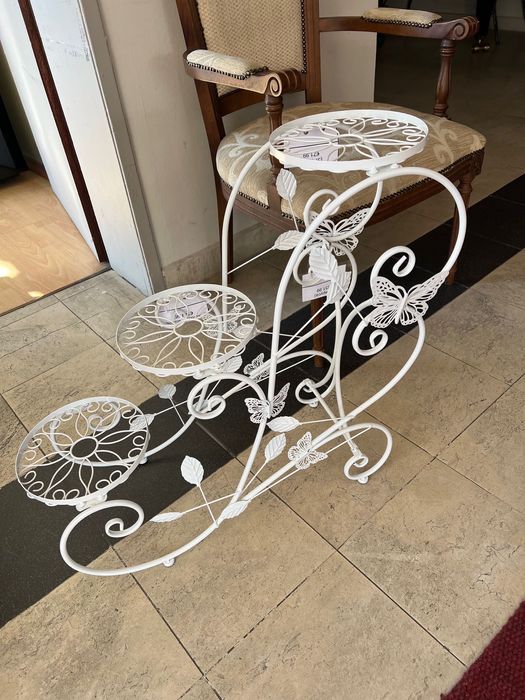 Цветарник. Поставка са саксии (черно/бяло) MC0135BK-N