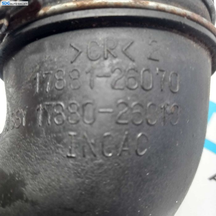 Furtun Conducta Tub Presiune Aer Intercooler Lexus IS 2.2 D 2005 - 2013 Cod 17881-26070 [1080]