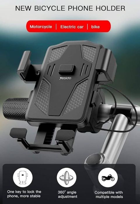 Держатель телефона для мотоциклов, скутеров  и велосипедов