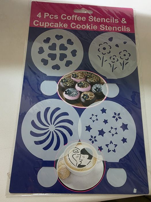 Трафарет для торта и кофе