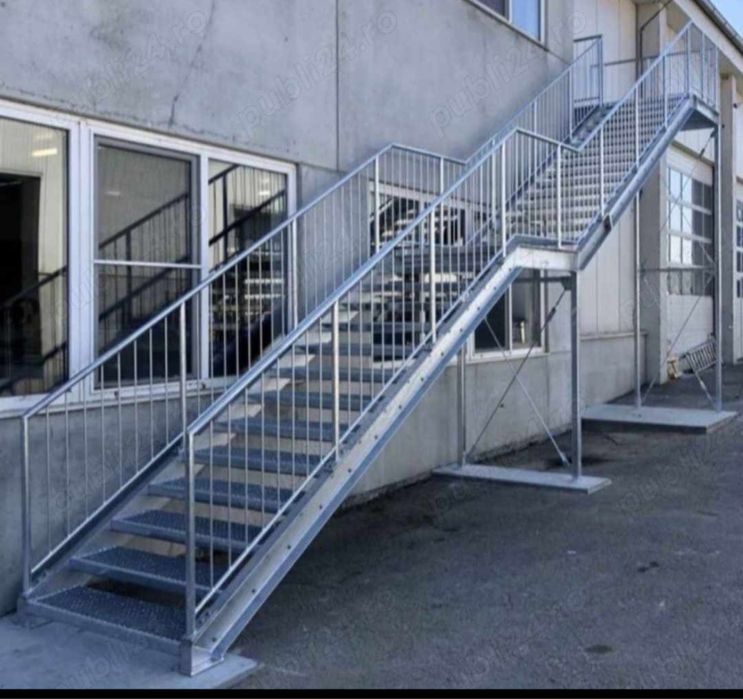 Scari metalice zincate
