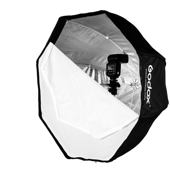 Зонт на просвет белый