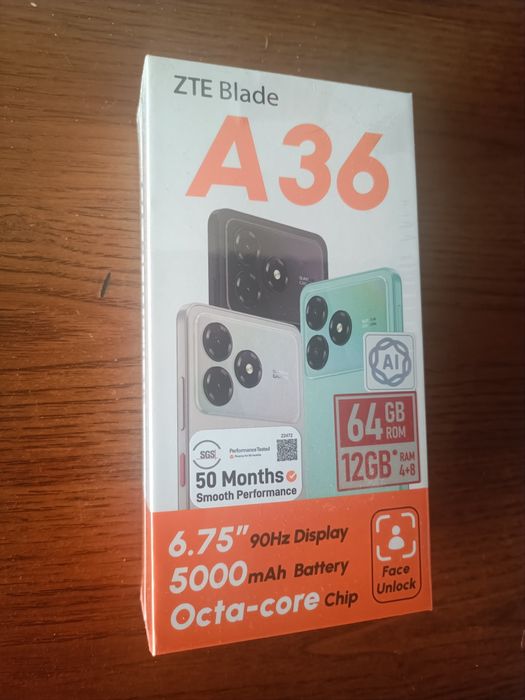 Продам смартфон ZTE A36