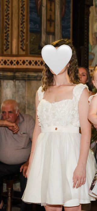 Рокля cocoon boutique бяла
