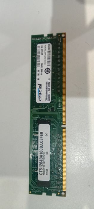 Продаётся 1 плашка ddr 3 4 гига