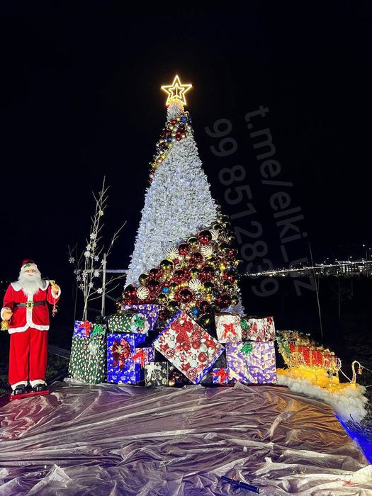 Дизайнерская ёлка 10 м высоту,