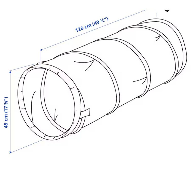 Tunel de joaca și cort pentru copii Ikea