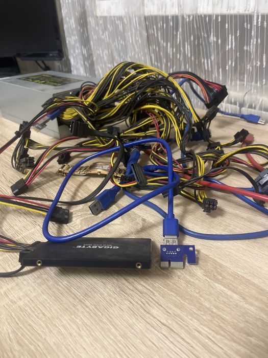 Монитор, Блок питания 2800W + SSD 120GB