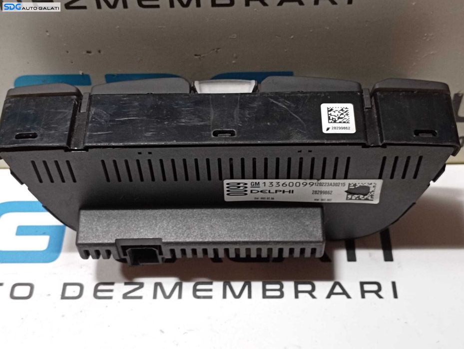 Panou Comanda AC Aer Conditionat Clima Climatronic Opel Astra J 2009 - 2015 Cod 13360099 [M7115]