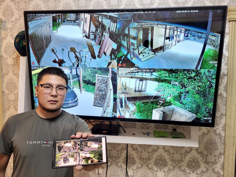 Установка камеры