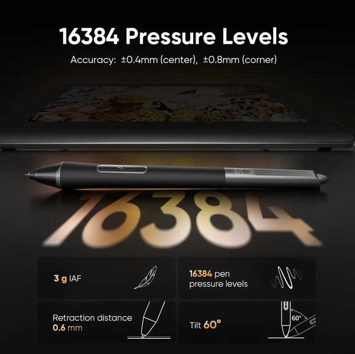 Tableta grafica XP-PEN Artist 16 Pro Gen 2, 16K X3 Pro, 2560 x 1600