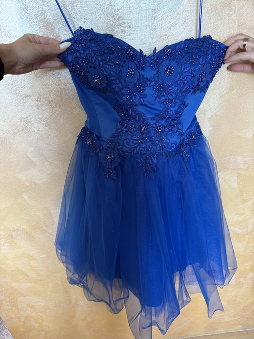 Къса луксозна бална рокля
