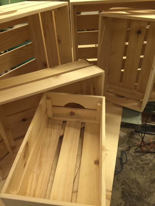 Дървена касетка, щайга