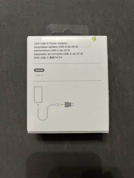 Apple адаптер за зарядно, USB-C, 20W, iPhone 15