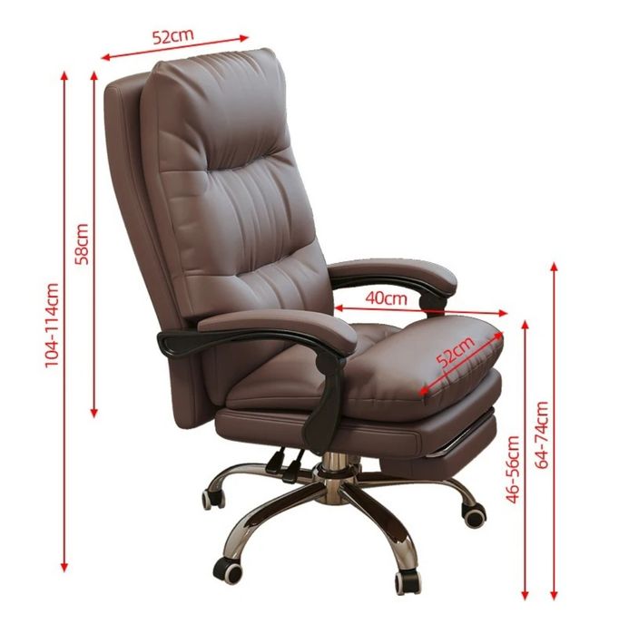 (Sf-69) Эргономичное офисное кресло с подставкой для ног