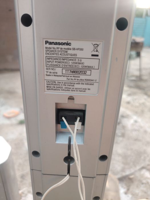 Оригинальные колонки и сабвуфер Panasonic