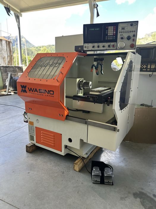 Прецизен японски CNC струг с ЦПУ Fanuc - Wasino LG-60