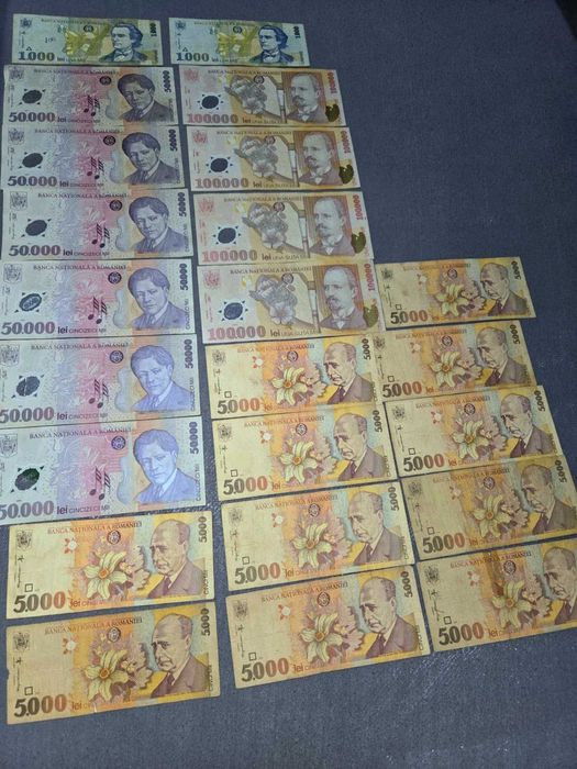 Bani vechi Românești de colecție