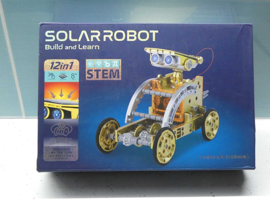 Соларен Робот Стем Детски конструктор 12 в 1, Solar Robot SТЕМ Играчка